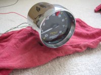 Chrome Auto Gage by Autometer Tachometer 2.JPG