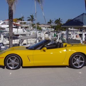 2005 Corvette Velocity Yellow Convertible