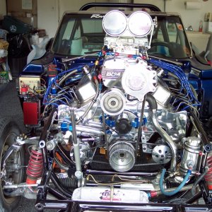 Love Is Blue 1966 Vette Pro Street Full Custom