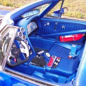 Love Is Blue 1966 Vette Pro Street Full Custom