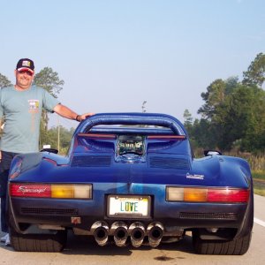 Love Is Blue 1966 Vette Pro Street Full Custom