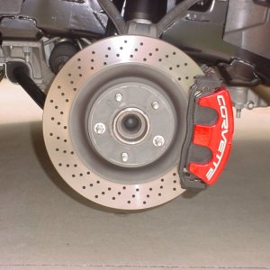 Driver Front painted caliper