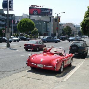 Corvette ad San Francisco