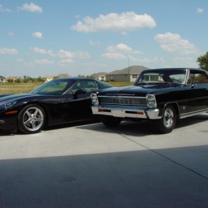Vette outside side with brother
