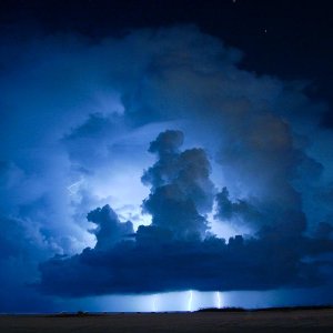 Lightning at Treasure Island