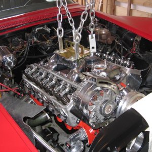 GMPP383 Block, Brodix 200cc heads, Roller cam, edelbrock air gap.