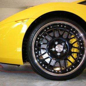 Gallardo Wheels, Wells, Caliper Detail