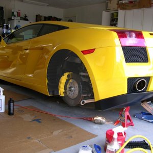 Gallardo Wheels, Wells, Caliper Detail