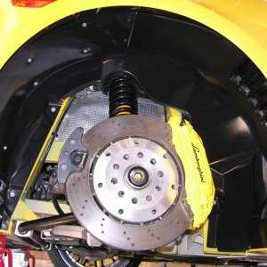 Gallardo Wheels, Wells, Caliper Detail
