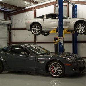 Pair of C6s, 2009 C6 Z06 & 2007 C6