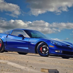 2007 ZO6 LeMans Blue