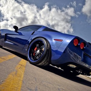2007 ZO6 LeMans Blue