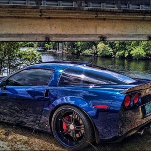 2007 ZO6 Corvette LeMans Blue