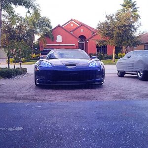 2007 ZO6 LeMans Blue