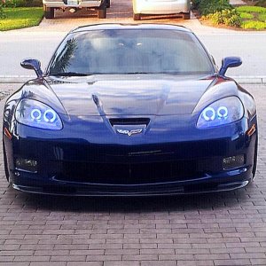 2007 ZO6 LeMans Blue