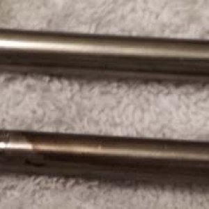 pushrod worn from hitting head