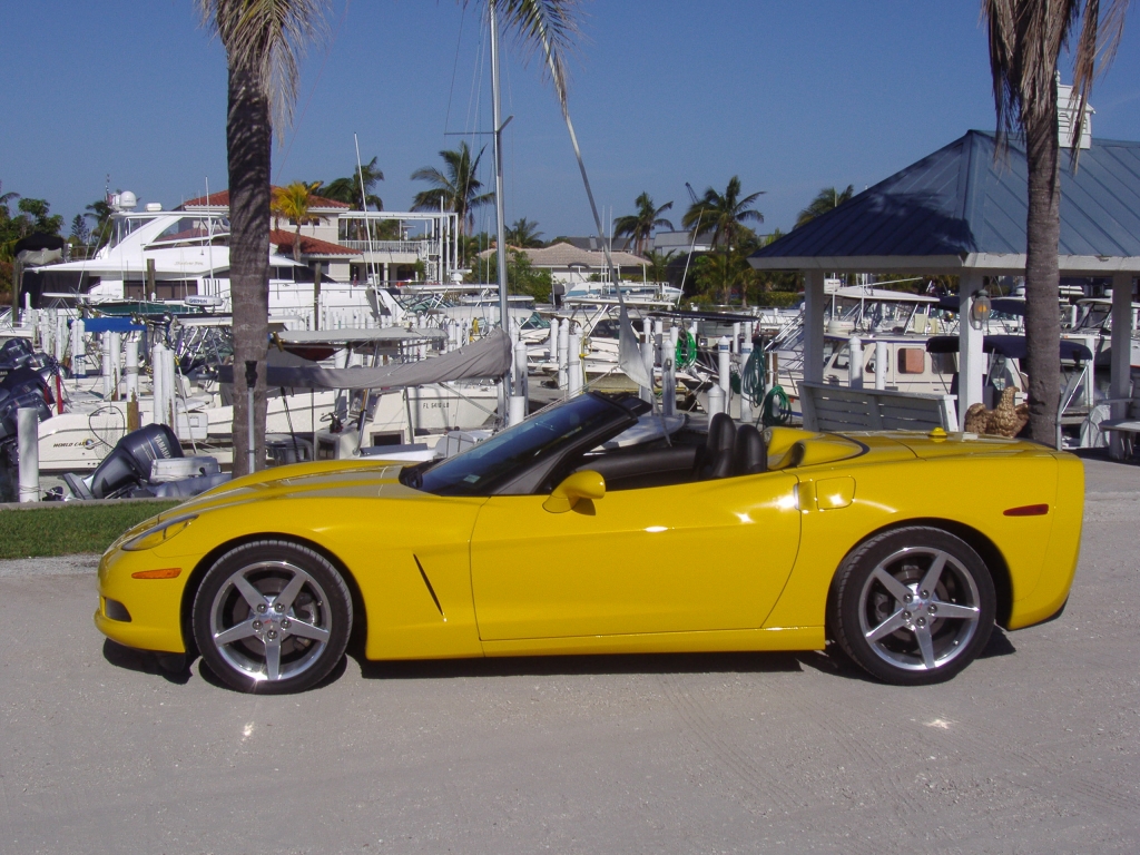 2005 Corvette Velocity Yellow Convertible