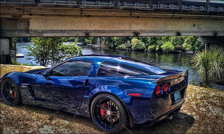 2007 ZO6 Corvette LeMans Blue