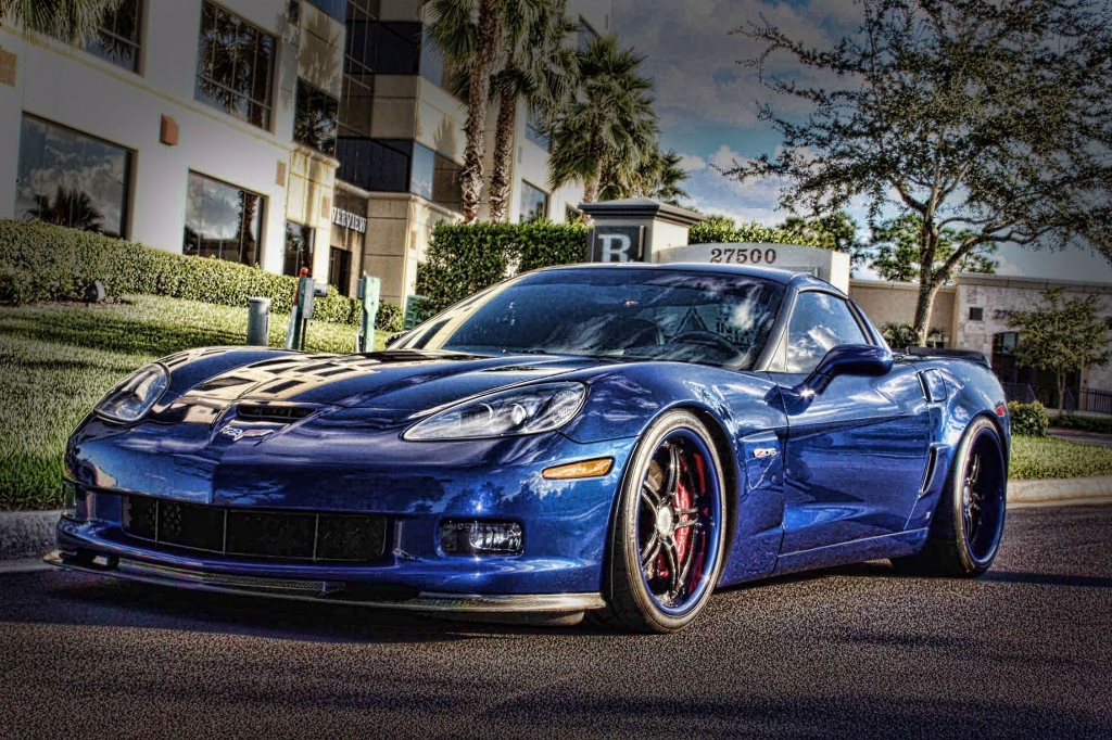 2007 ZO6 LeMans Blue