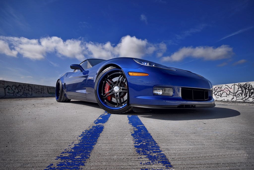 2007 ZO6 LeMans Blue