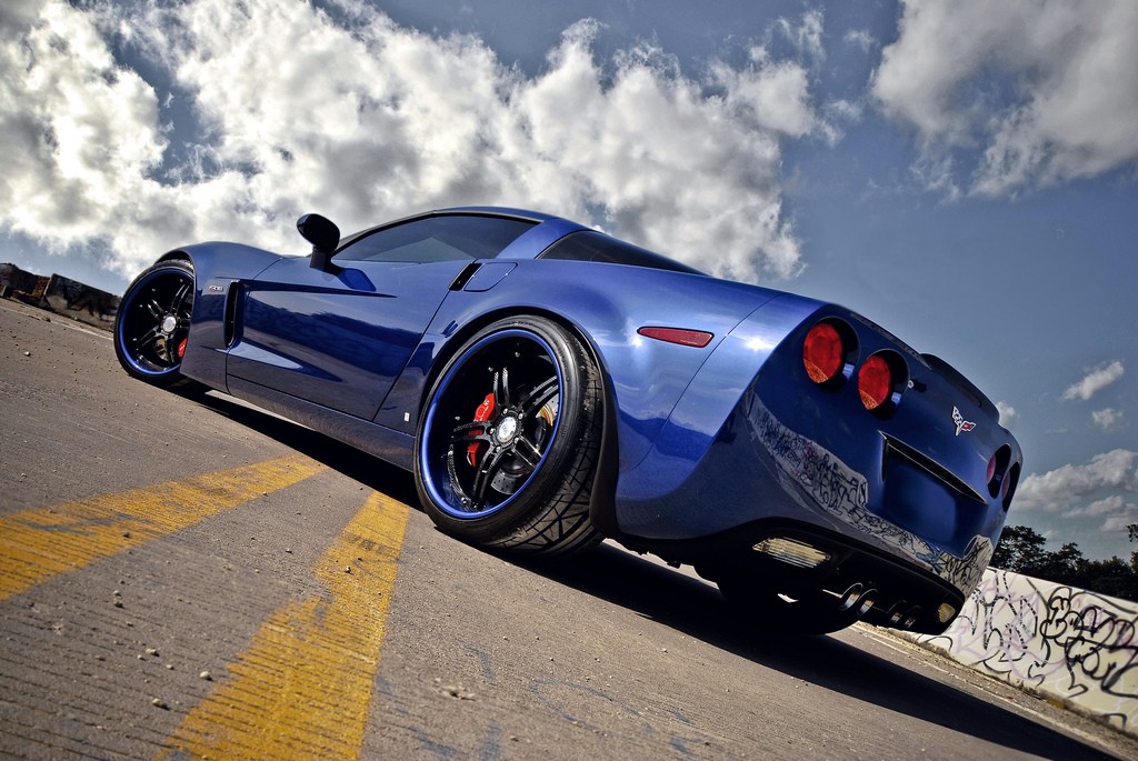 2007 ZO6 LeMans Blue