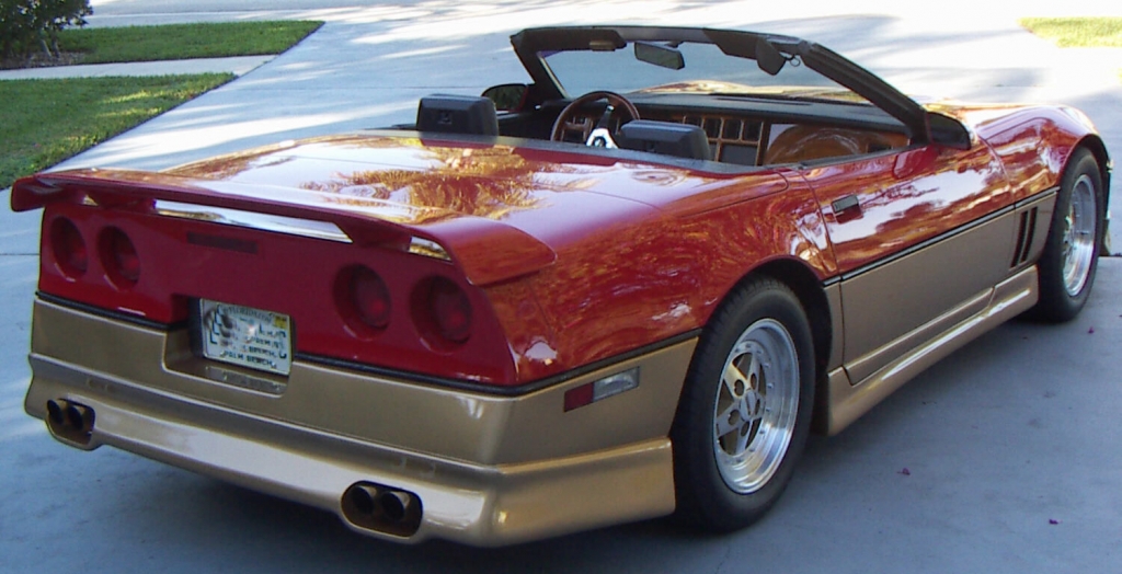 '87 Convertible - Rear