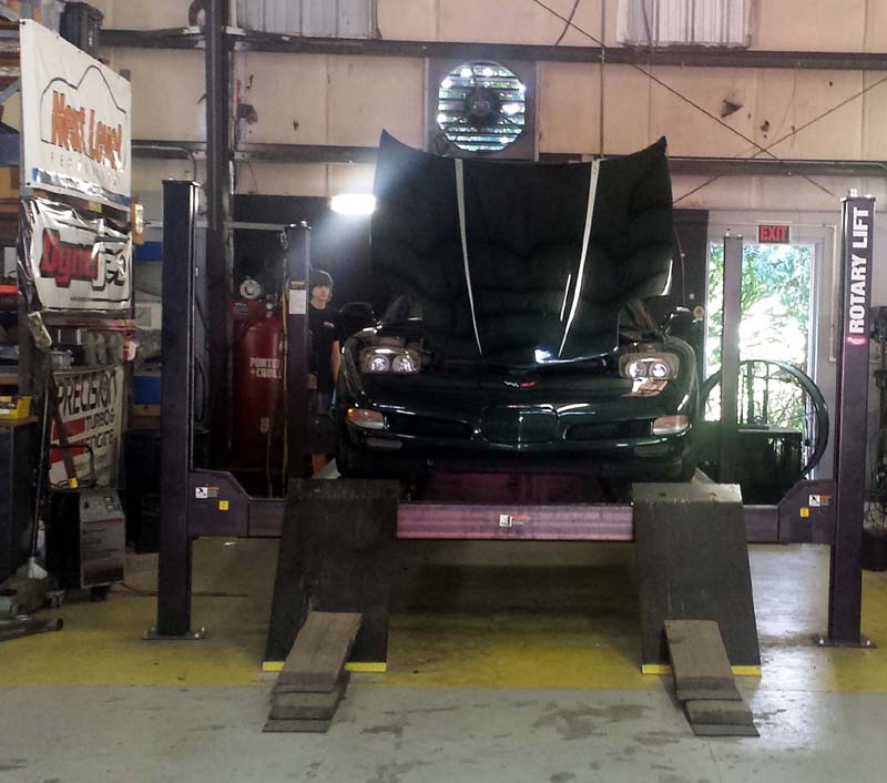 car on dyno