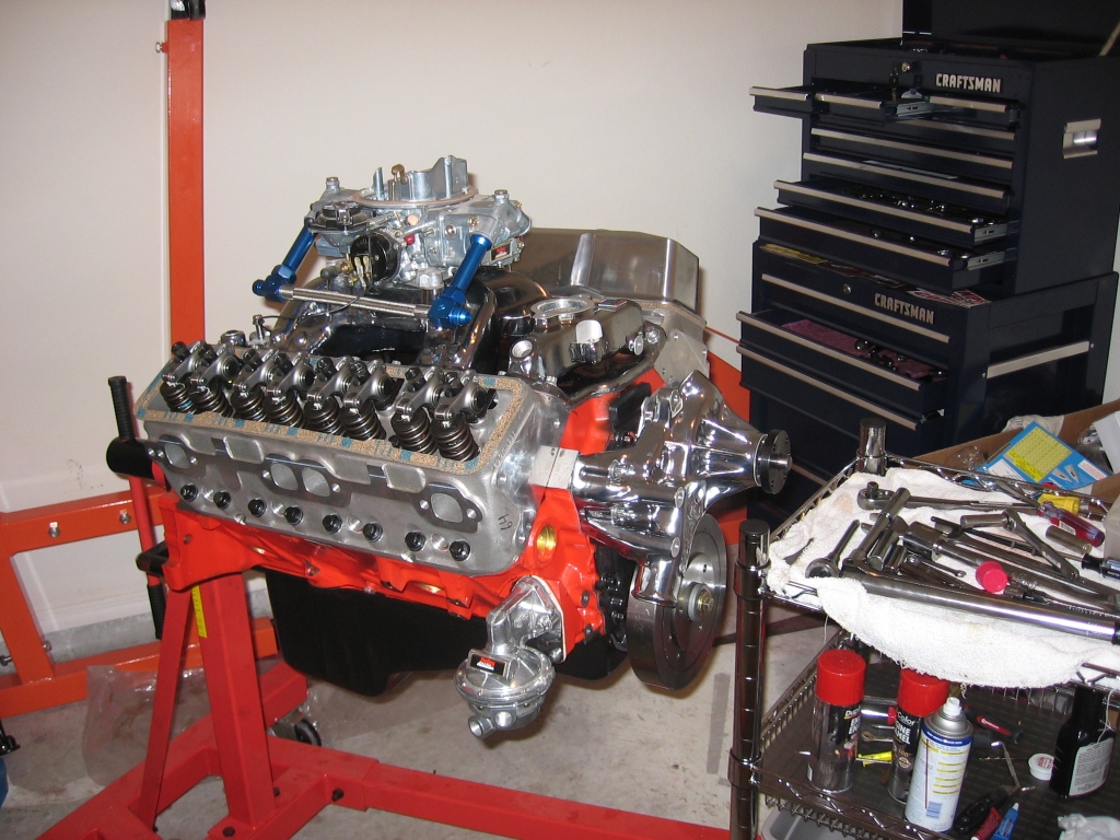 finishing engine build