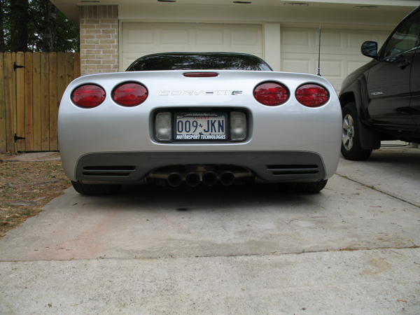 G-Z06 (GarettO) Spiral Gray rear fascia w/ pinstripe