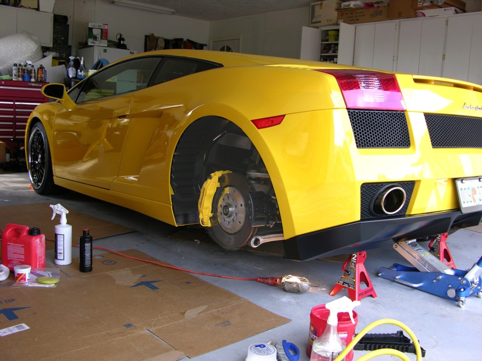 Gallardo Wheels, Wells, Caliper Detail