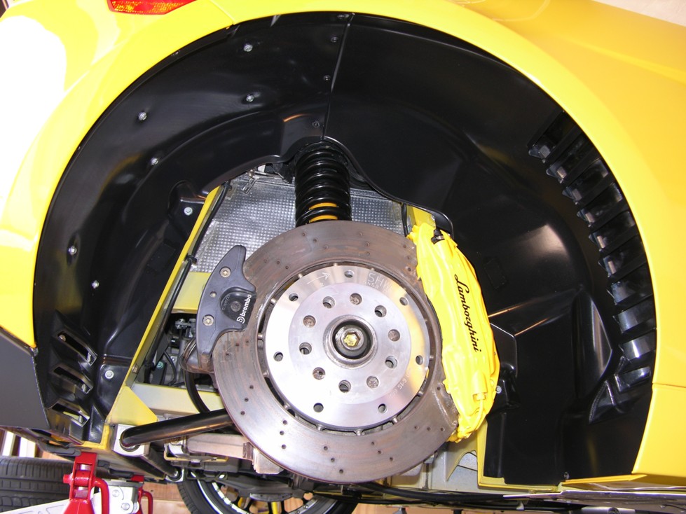 Gallardo Wheels, Wells, Caliper Detail