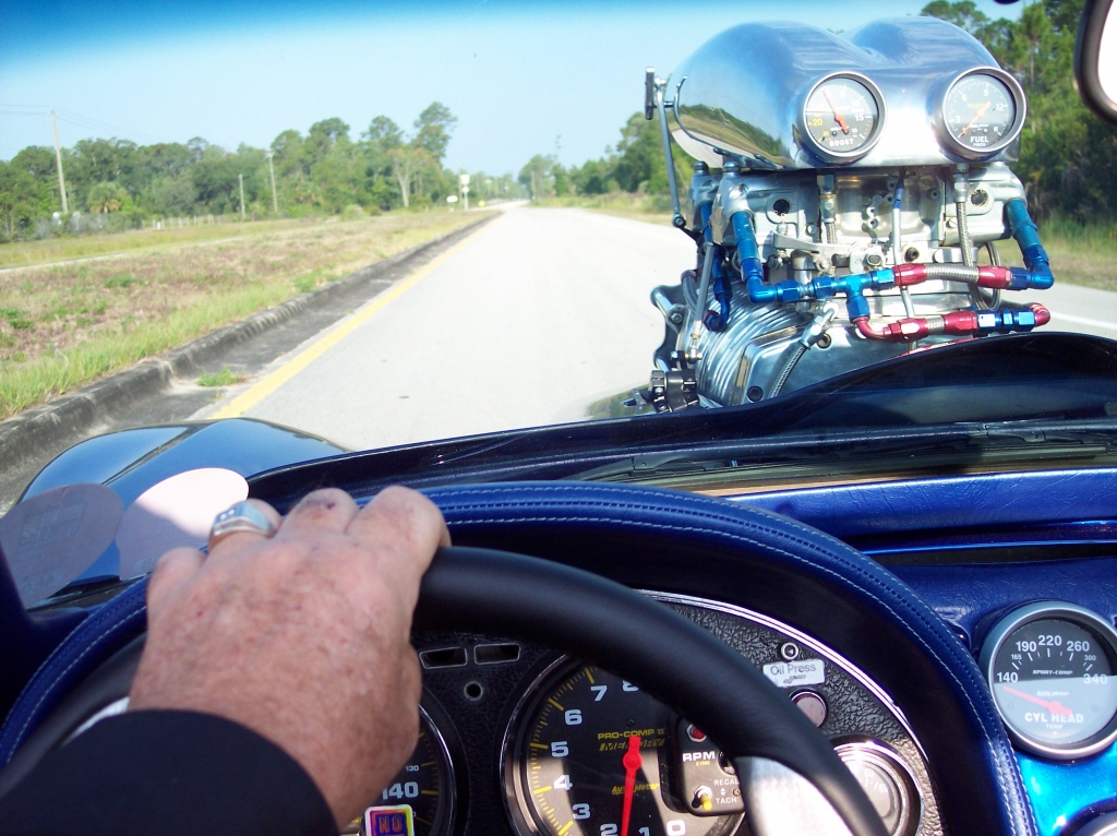 Love Is Blue 1966 Vette Pro Street Full Custom
