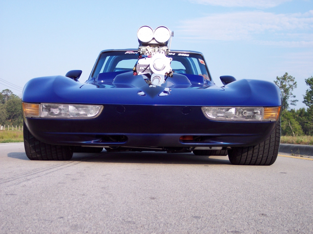 Love Is Blue 1966 Vette Pro Street Full Custom