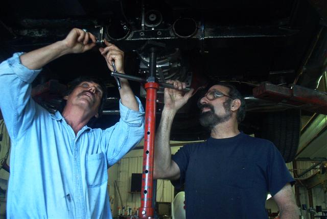Make a Removeable Crossmember and swap the Muncie for the Richmond