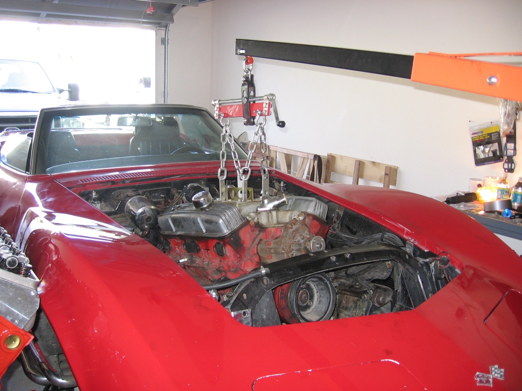 taking out Old 350, 330Hp engine