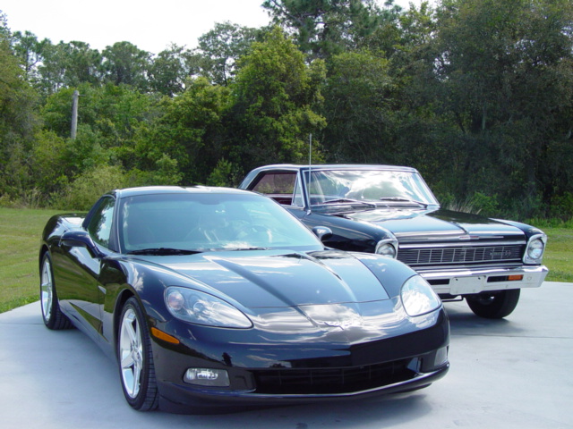 Vette outside with his brother